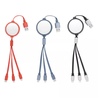 Kabel ładujący RETRACT - niebieski (56-1107292)