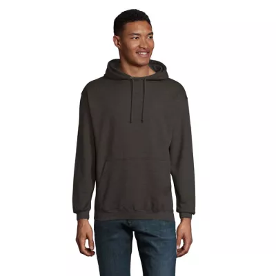 Bluza unisex z kapturem 280 g/m² Sol's CONDOR - Charcoal Melange (S03815-CE)