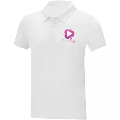 Deimos męska koszulka polo o luźnym kroju - Biały (39094-WHITE)