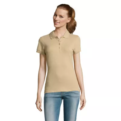 Koszulka polo damska piqué 170 g/m² Sol's PASSION - Sand (S11338-SA)