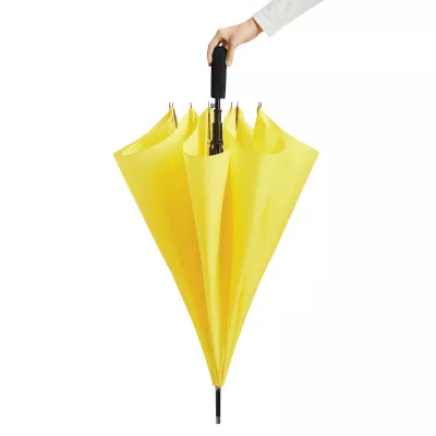 Parasol automatyczny, wiatroodporny PASSAT - żółty (56-0104186)