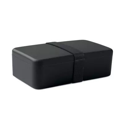 Lunchbox z PP z gumką 750 ml BRUSS - Czarny (MO2678-03)