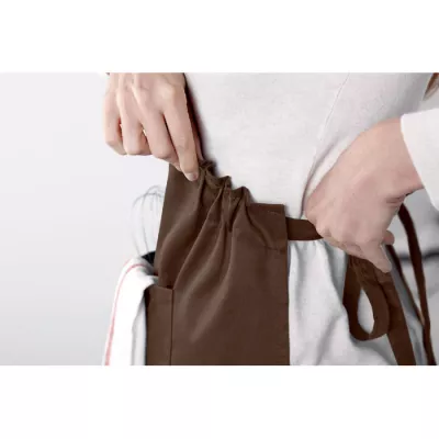 Fartuch kuchenny 190 g/m² FITTED KITAB GRANADA - Czekolada (MO8441-41)