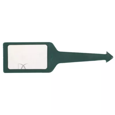 Zawieszka do bagażu z PCV - Ciemno zielony (IP37044044)