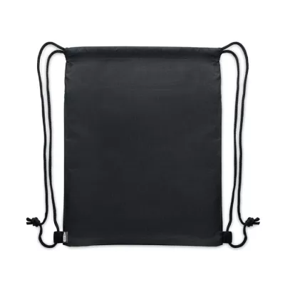 Worek ze sznurkiem z RPET 600D z kieszenią BANGKOK BAG - Niebieski (MO2639-04)