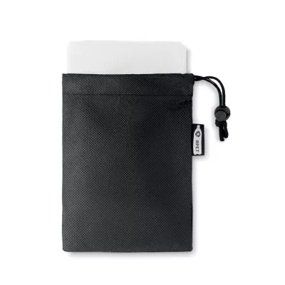 Ręcznik sportowy RPET z workiem 30x80 cm TUKO RPET - Bialy (MO9918-06)