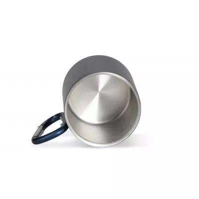 Kubek z recyklingowanej stali nierdzewnej VIVO 250 ml - granatowy (16405-06)