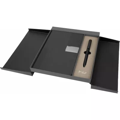 Zestaw notatnik i długopis metalowy PORT ST. LUCIE MoLu - czarny (517703)