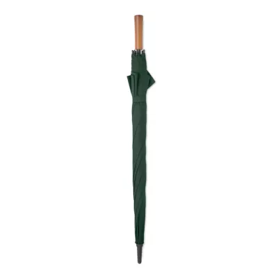 Parasol automatyczny 27" z drewnianą rączką RAYNA - Zielony (MO3220-09)