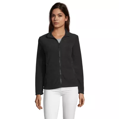 Bluza polarowa damska 220 g/m² Sol's NORMAN WOMEN - Czarny (S02094-BK)
