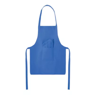 Fartuch i czapka kucharska dla dzieci 80 g/m² KID CHEF - Niebieski (MO2826-37)