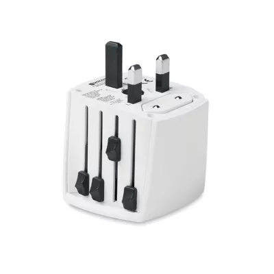 Adapter podróżny 2-biegunowy Skross MUV MICRO - Bialy (MO8841-06)