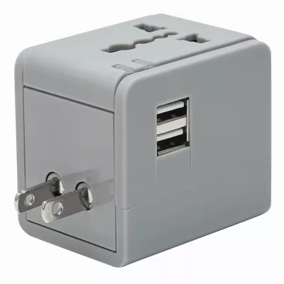 Adapter podróżny - szary (56-0402713)
