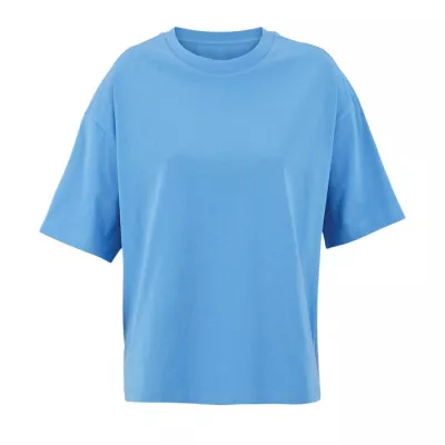 Koszulka damska oversize 180 g/m² Sol's BOXY WOMEN - Azure (S03807-IR)