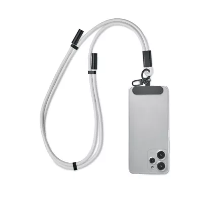 Smycz do telefonu z kablem 60W USB-C COCHARGE - Bialy (MO2618-06)