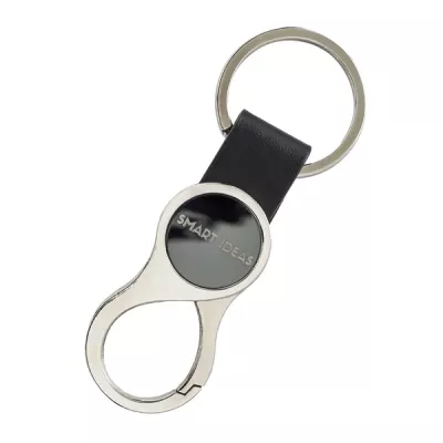 Brelok z karabińczykiem Lenard  - czarny (R73318.02)