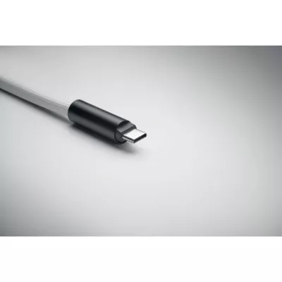 Smycz do telefonu z kablem 60W USB-C COCHARGE - Bialy (MO2618-06)