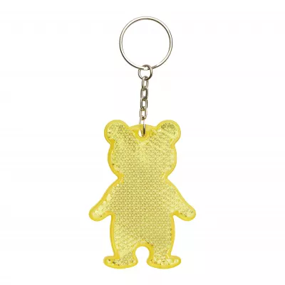 Brelok odblaskowy TEDDY - żółty (56-0402528)