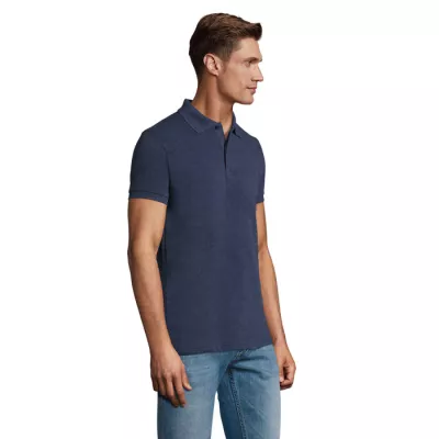 Koszulka polo męska piqué 180 g/m² Sol's PERFECT MEN - Melanż Denim (S11346-HD)