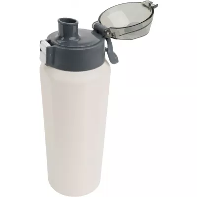 Butelka termiczna stalowa z recyklingu PUENTE ALTO MoLu 600 ml - biały (481506)