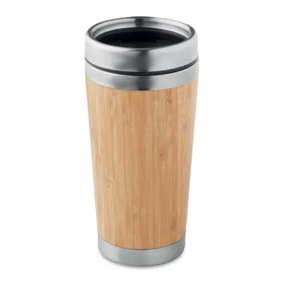 Kubek w bambusowej obudowie 400 ml RODEODRIVE+ - Drewna (MO9444-40)