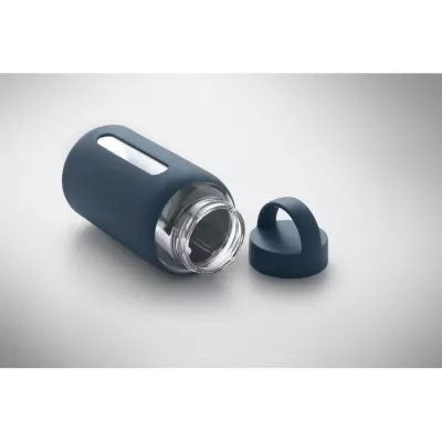 Butelka szklana z pokrowcem 600 ml BORIS - Francuski Granat (MO2912-85)