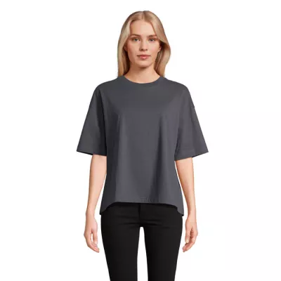 Koszulka damska oversize 180 g/m² Sol's BOXY WOMEN - Mysi Szary (S03807-MU)