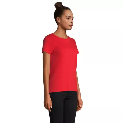 Koszulka organiczna 175 g/m² Sol's PIONEER WOMEN - Bright Rojo (S03579-BT)