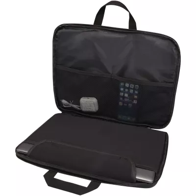 Libra etui na laptopa 2 w 1 o pojemności 3 l wykonane z materiałów z recyklingu z certyfikatem GRS - Granatowy melanż (13008555)