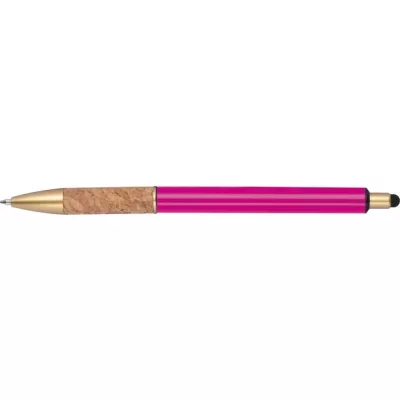 Długopis metalowy touch pen CAPRI - różowy (369011)