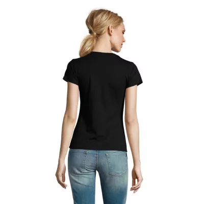 Koszulka damska 190 g/m² Sol's IMPERIAL WOMEN - Deep Black (S11502-DB)