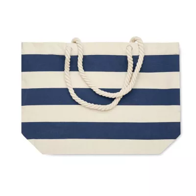 Torba plażowa bawełniana 220 g/m² HEAVEN STRIPE - Niebieski (MO2126-04)
