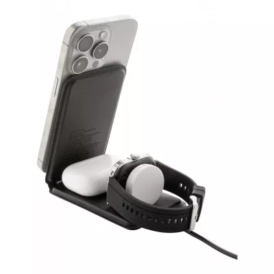 LuxCharge Stand Uchwyt na telefon RPU, ładowarka indukcyjna - czarny (AP864120-10)