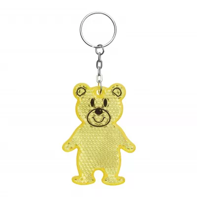 Brelok odblaskowy TEDDY - żółty (56-0402528)