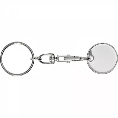 Brelok z żetonem NELLIE - biały (9047706)