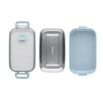 Lunchbox z PP ze stalowym wkładem 750 ml HOAGIE - Baby Blue (MO2770-66)