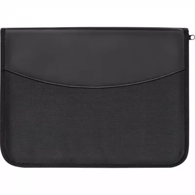 Folder A4 z notatnikiem w linie JACQUELINE - czarny (2101103)