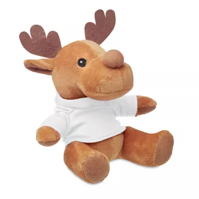 Maskotka pluszowa renifer w swetrze RUDOLPH - Bialy (CX1469-06)