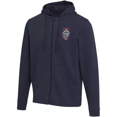 Jasper bluza unisex z kapturem z materiału organicznego pochodzącego z recyklingu z certyfikatem OCS, o gramaturze 280 g/m² - Granatowy (39666-NAVY)