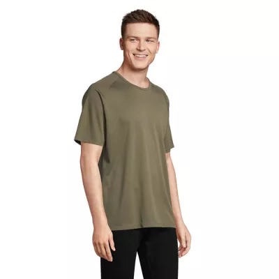 Koszulka sportowa męska raglan 140 g/m² Sol's SPORTY - Army (S11939-AR)