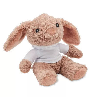 Pluszowy królik w bluzie z kapturem BUNNY - Bialy (MO2121-06)