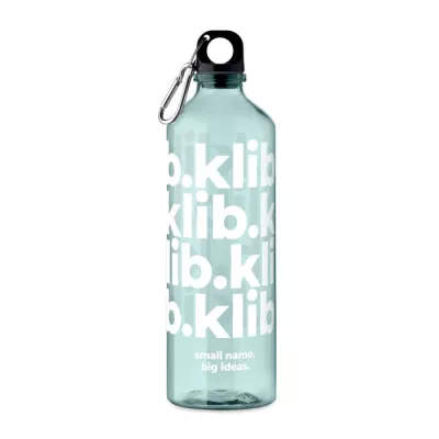 Butelka z RPET z karabińczykiem 750 ml MOSS RE750 - Miętowy Zielony (MO2804-77)