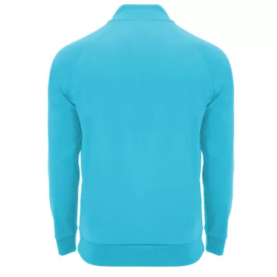 Epiro bluza unisex z długim rękawem i zamkiem błyskawicznym 1/4 200 g/m² - Turkus fluorescencyjny (R1115-FLUORTRQ)