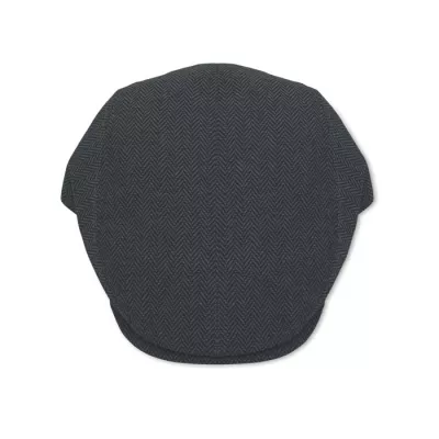 Czapka kaszkiet melanżowa 335 g/m² BLIND PEAK - Czarny (MO2966-03)