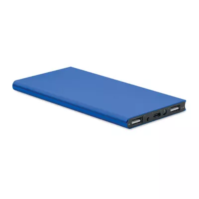 Powerbank 8000 mAh aluminiowy POWERFLAT8C - Niebieski (MO2340-37)