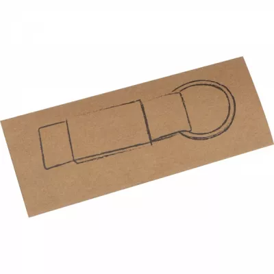 Brelok metalowy MARC - niebieski (9095704)