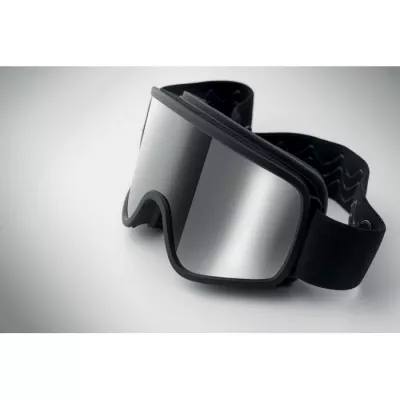 Gogle narciarskie UV400 lustrzane NISEKO - Srebrny Blyszczacy (MO3194-17)