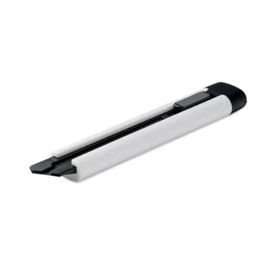 Nóż z 2 zapasowymi ostrzami BLADE + - Bialy (MO2769-06)