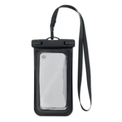 Etui wodoodporne na telefon IPX8 ze smyczą SMAG - Czarny (MO2182-03)