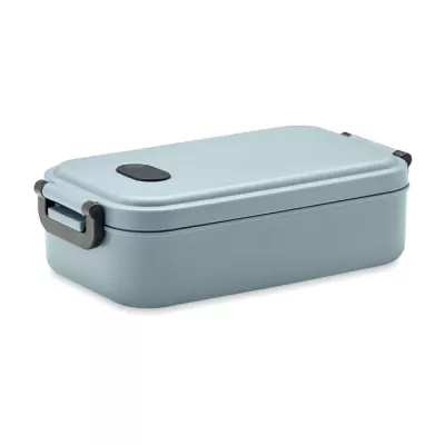 Lunchbox z PP z zaworem i klamrami 800 ml INDUS - Szary (MO6855-07)
